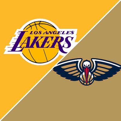 lakers vs pelicans score|Pelicans 116.